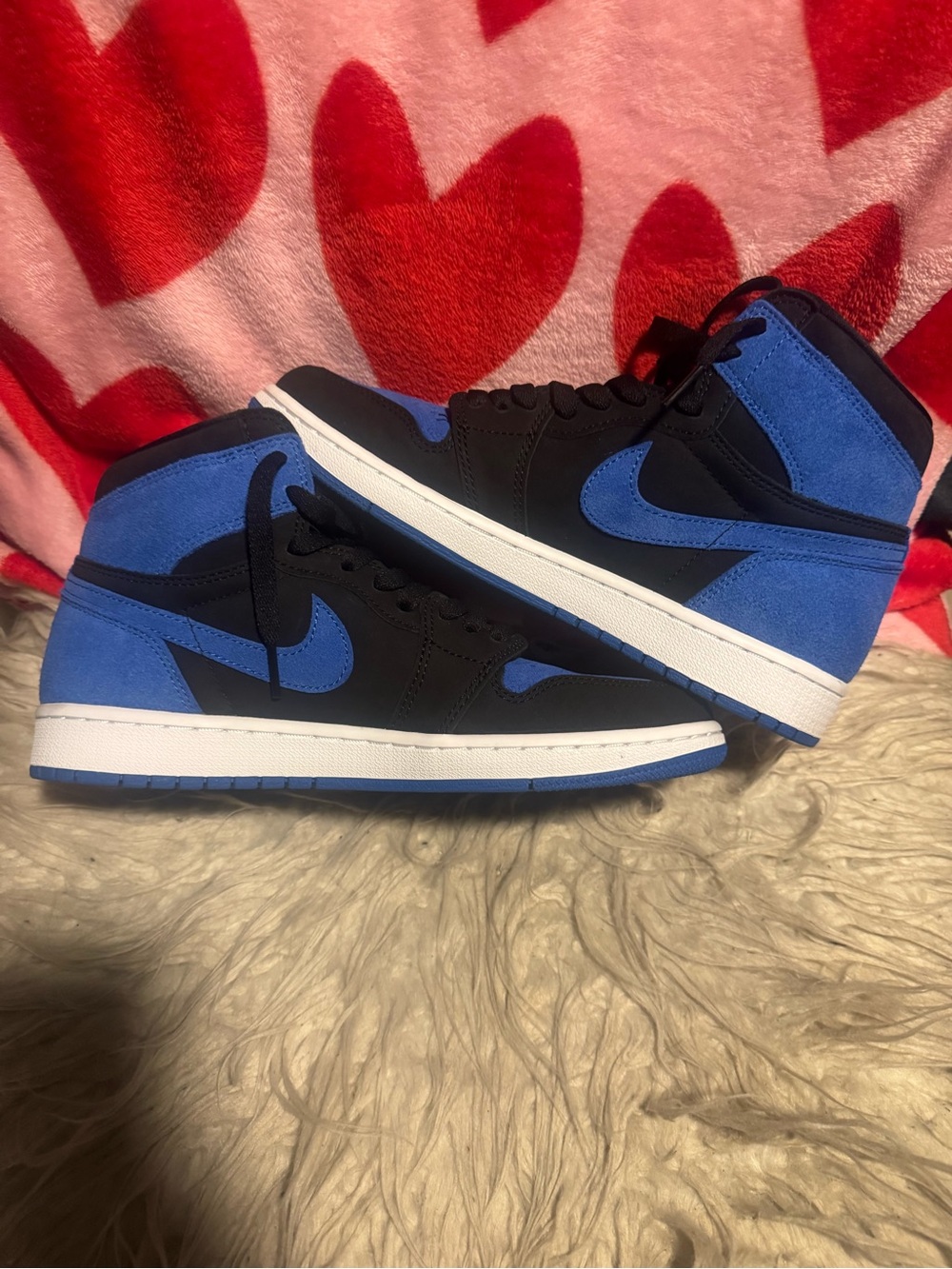 Nike Men's High-Top Sneakers in Black and Blue